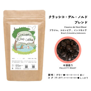 江ノ屋の深煎りブレンドクラシコ・デル・ノルド