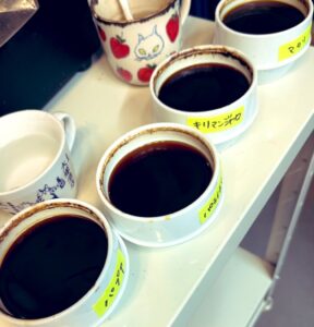 焙煎後カッピング